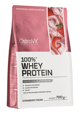 100% Whey Protein 700 g creamy strawberry